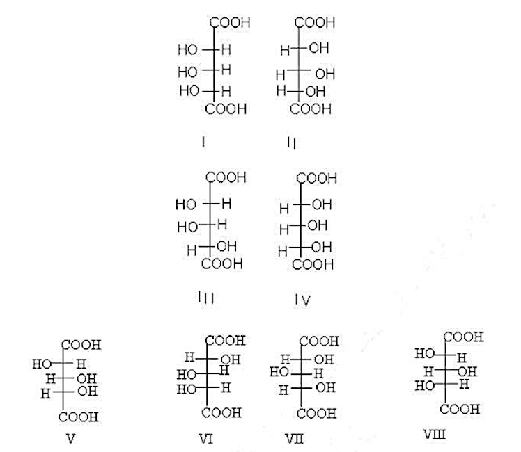 下列化合物的构型式中哪些是相同的?哪些是对映体?哪些是内消旋体?