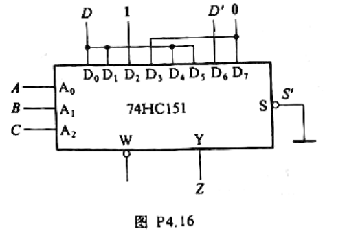 hc151芯片引脚图图片