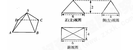 抄手榫的三视图图片