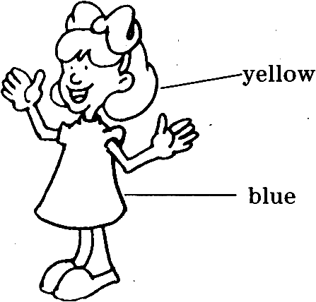 给jenny的画像涂上颜色.