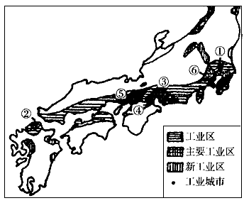 日本五大工业区的位置图片