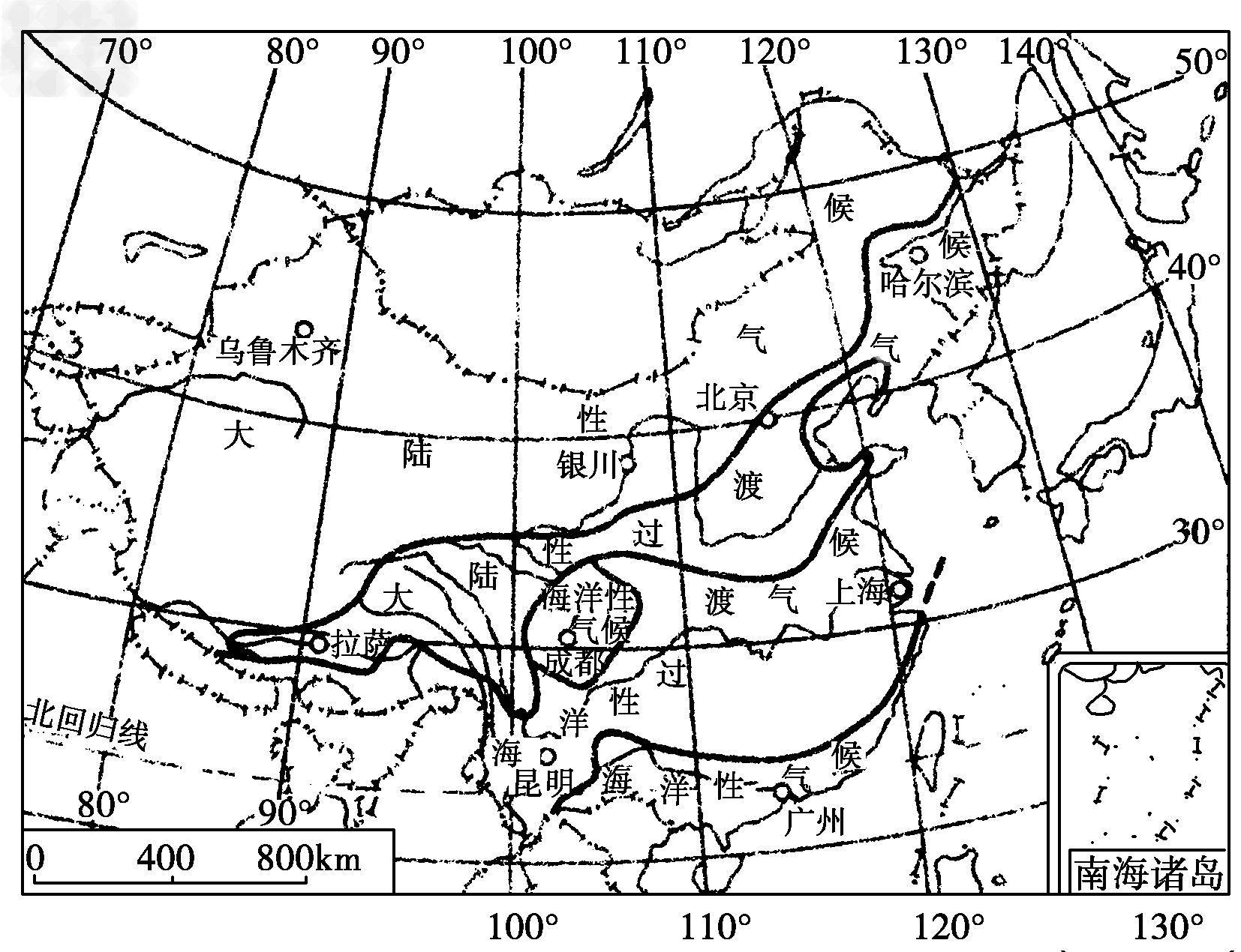 海洋性气候中国图片