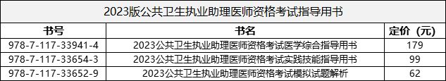 2023版国家医师资格考试系列指导用书